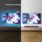 MZEIBO Sound Bar for Smart TV，80W Detachable Bluetooth Soundbar - Image 4
