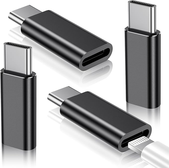 Temdan 4 Pack Lightning to USB C Adapter by Temdan