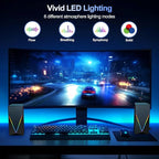 RGB Desktop Speakers with Enhanced Bass, Volume Control & 6 Colorful Lights - Image 5