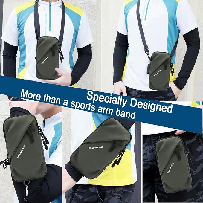 Phone Holder Arm Bands, Small Crossbody Shoulder Holsters Bag - Image 3