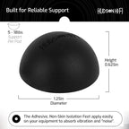 1.25" Platinum Silicone Speaker Isolation Pads - Image 6