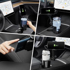 This Hill Cup Holder Phone Charger, 15W Fast Charging Auto Clamping, Phone - Image 6
