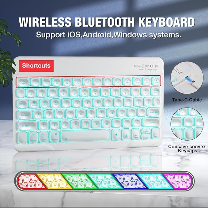 BLUTLOTUS Keyboard Case for iPad 7th/8th/9th Generation 10.2'' 2019/2020/2021 - Image 3