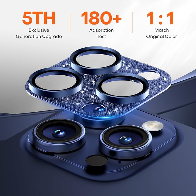 Camera Lens Protector for iPhone 16 Pro Max/16 Pro/15 Pro Max/15 Pro/14 Pro - Image 3