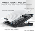 ICE COOREL Aluminum Laptop Cooling Pad, Laptop Cooler Stand - Image 6