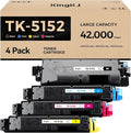 TK-5152 TK5152 Toner Cartridges 4Pack High Yield Replacement by KingKJInkToner