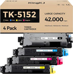 TK-5152 TK5152 Toner Cartridges 4Pack High Yield Replacement by KingKJInkToner