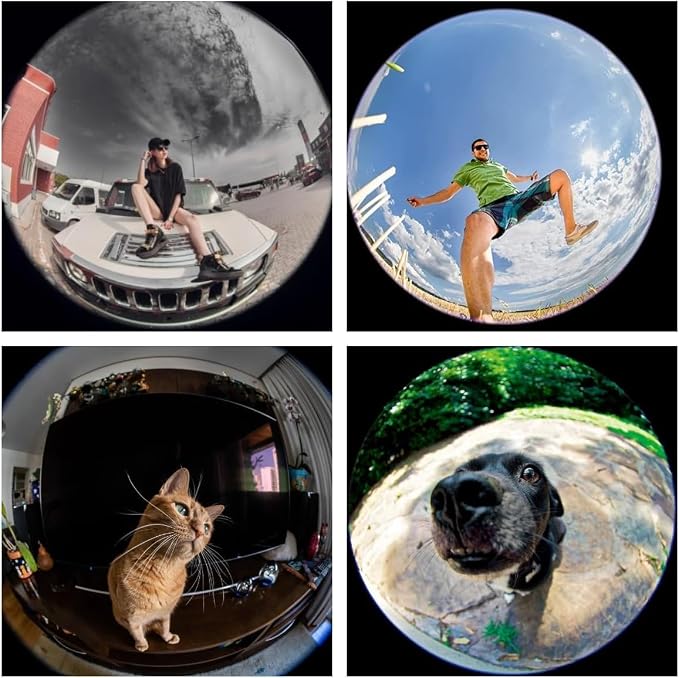 Fisheye 235°, Fish Eye Lens Universal HD Phone Fisheye Lens, Phone Camera Lens - Image 5