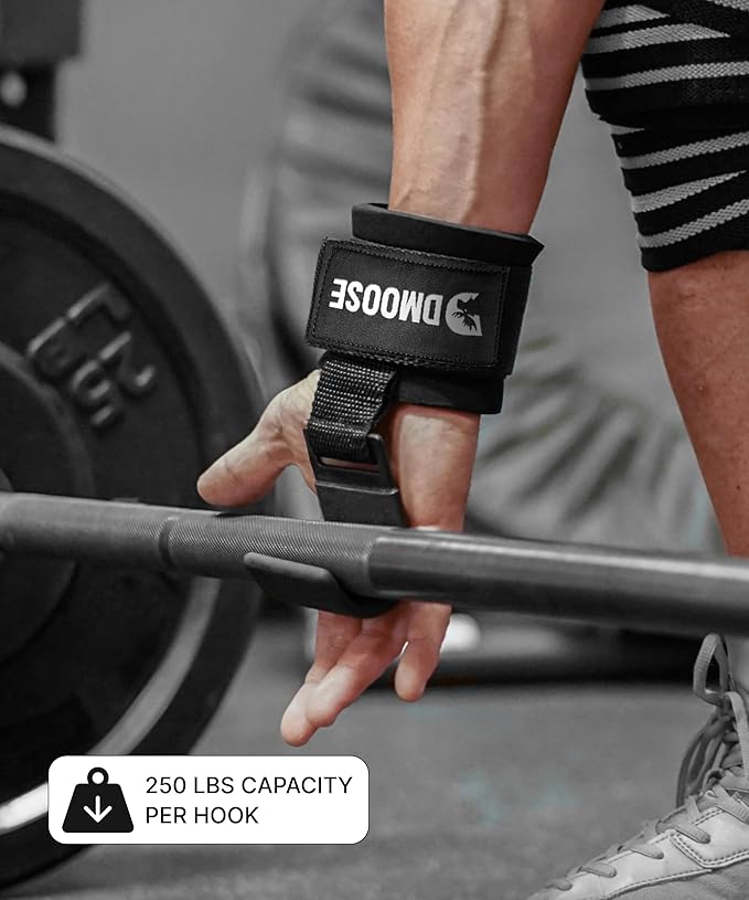 DMoose Fitness Weight Lifting Hooks - Image 4