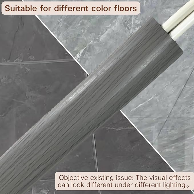 3.3ft Self Adhesive Floor Cord Cover, Heavy Duty Soft PVC Cable Protector and - Image 4