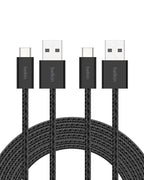 Belkin USB A to USB C Cable 2-Pack, 15W by Belkin