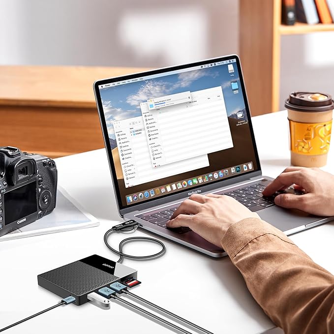 YOTUO Portable 750GB Docking Station External Hard Drive, USB C Multiport Hub - Image 7