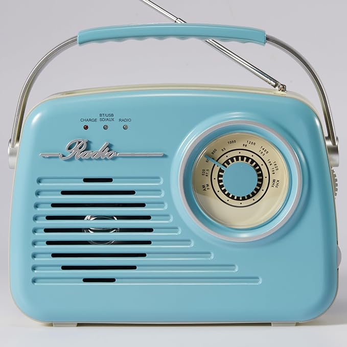 Portable Am Fm Radios, Radio Bluetooth Support Battery Operated and Plug in Wall - Image 10