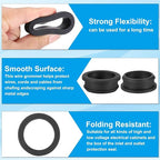 PATIKIL 38.6mm / 1-1/2 Inch Drill Hole, 1-1/4 Inch ID Rubber Grommets - Image 3