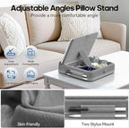 KDD Tablet Pillow Stand with Storage, Foldable Ipad Holder - Image 4