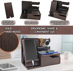 3-in-1 Wood Phone Docking Station Organizer - Image 4