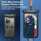 Temdan 2 Pcs Waterproof Phone Pouch, Universal IPX8 Waterproof Cell Phone Case - Image 2