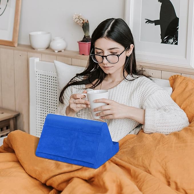 Soft Blues Electrical Blue Pillow Stand - Image 3
