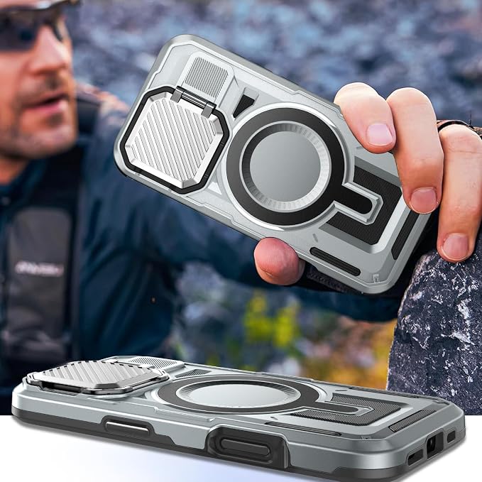 Camera Stand Case for iPhone 16, 2024 Version Military Grade Protective Soft - Image 7