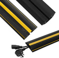 Floor Cord Cover 10Ft Heavy Duty PVC Floor Cable Protector Electric Cord Hider by Kikerike