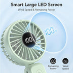PANERGY Portable Handheld Fan, 5000mAh Rechargeable, 14H Max Cooling Time - Image 3