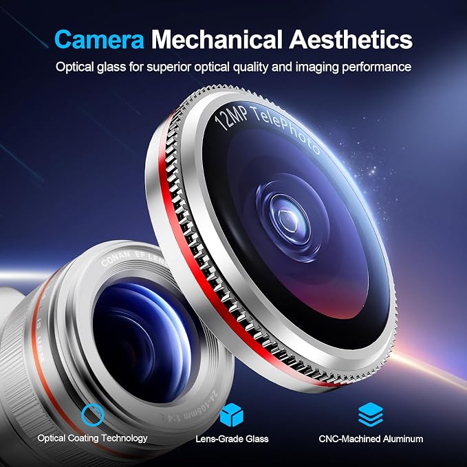 X-it 2 Pack Camera Lens Protector, Shatterproof Anti-Scratch Ultra HD - Image 2