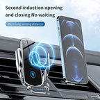 Wireless Car Charger Mount Automotive Electric Induction 15W Fast Charging Auto - Image 4