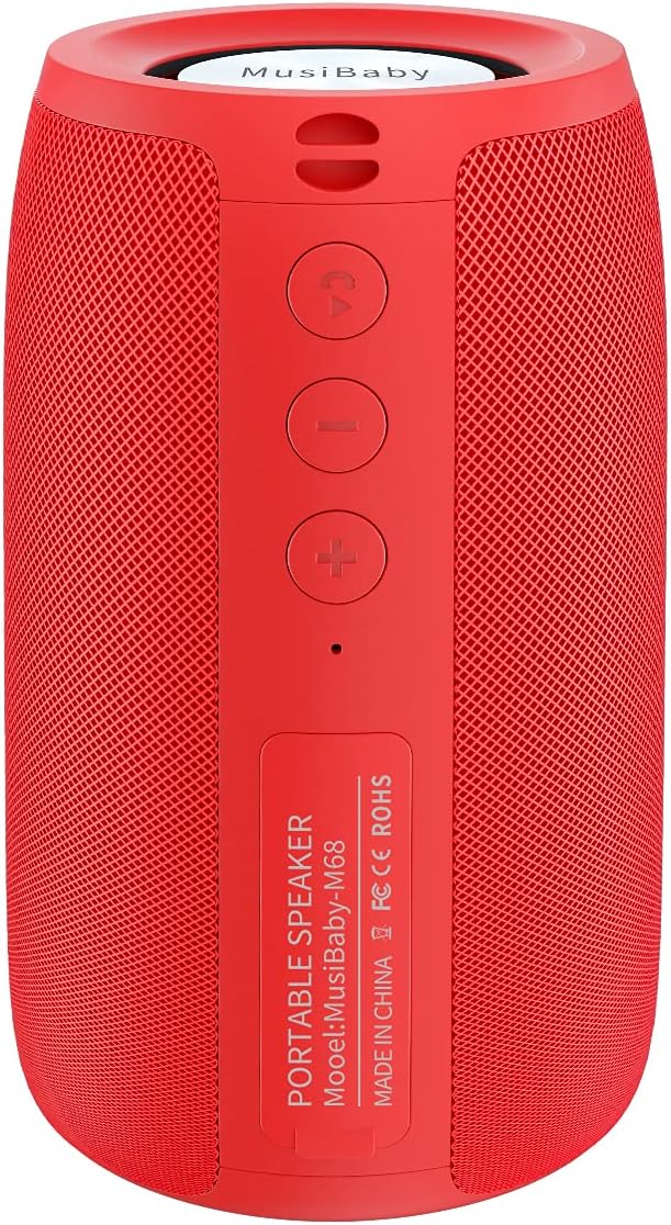 Bluetooth Speaker, MusiBaby Wireless, Waterproof, Portable Speaker, Dual Pairing by onthegomusicbaby