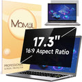 Mamol Laptop Privacy Screen 17.3 Inch, Anti Blue Light Glare Filter, Removable by Mamol