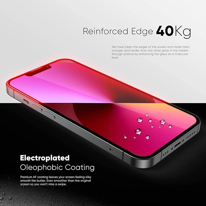 FLOLAB NanoArmour ONETIME PRO for iPhone 15 Pro Max Screen Protector, - Image 5