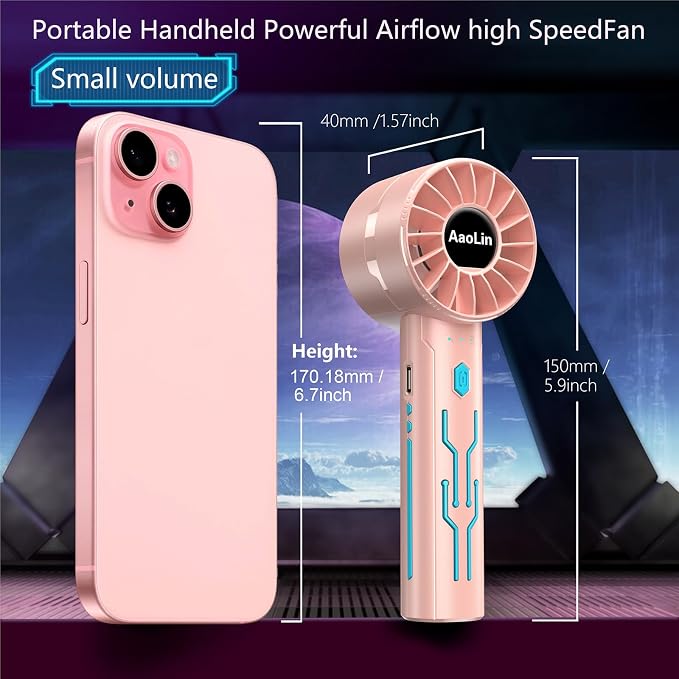 2pcs Portable Handheld Turbo Fan - Image 5