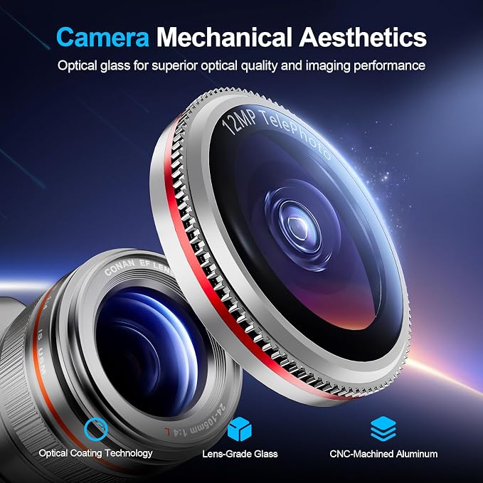 X-it 2 Pack Camera Lens Protector, Shatterproof Protection Anti-Scratch Ultra - Image 2