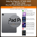 Transparent Case with Keyboard for iPad Air 13 Inch, iPad Pro 12.9 Inch - Image 2