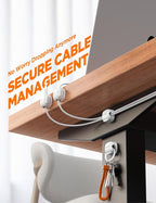 6Pack Cord Organizer, Chfeila Compact Dual Spring & Clasp Lock Cable Management - Image 4