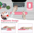 MOSISO Wrist Rest Support for Mouse Pad&Keyboard Set, Rectangular Ergonomic - Image 2