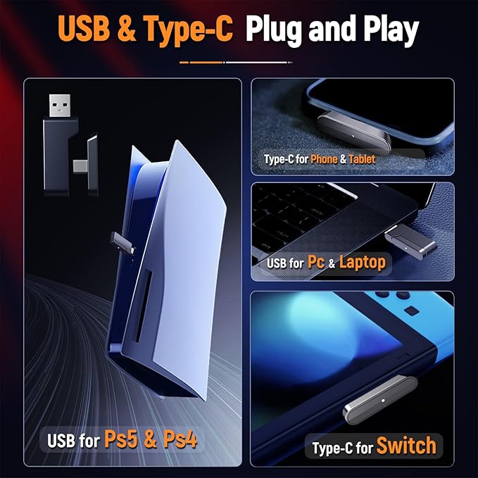 Wireless Gaming Headset with Flip Microphone - Image 6