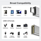 Elebase USB C Adapter for New iPhone 16 4Pack, USBC Male to USB 3.0 Female - Image 7