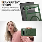 Magnetic for Google Pixel 7 Pro Case, Shockproof Slim Translucent Matte - Image 4