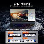12" 4K UHD Mirror Dash Cam Front and Rear - Image 8