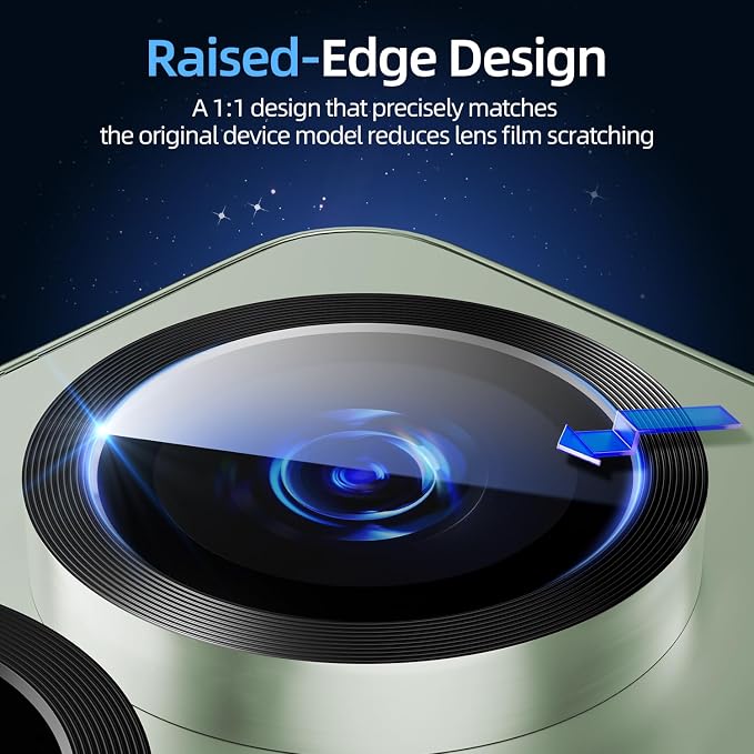 X-it Camera Lens Protector for Samsung S25 Plus, 9H Tempered Glass, Independent - Image 5