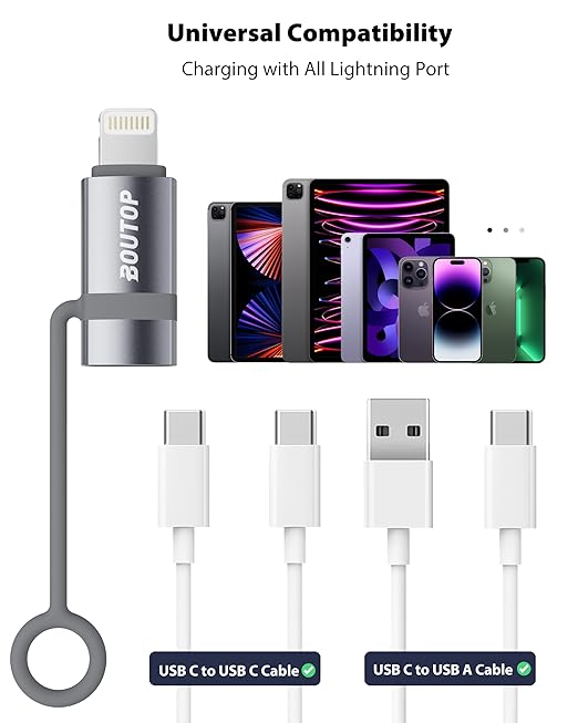USB C to Lightning Adapter, Type C to Lightning Adapter Support 36W PD Fast - Image 7
