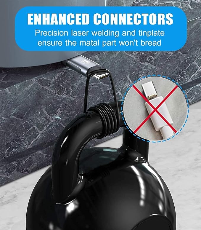 USB Type C Cable 3.1A Fast Charging, Sweguard USB-A to USB-C Charger Nylon - Image 6