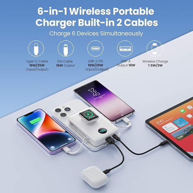 Magnetic Portable Charger 10800mAh - Image 3