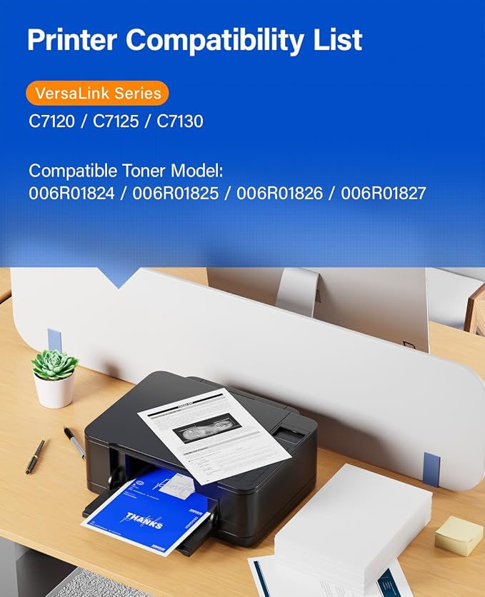 VersaLink C7120 C7125 C7130 High Capacity Toner Cartridge 4-Pack 006R01824 - Image 2