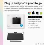 Wacom Intuos Small Graphics Drawing Tablet, includes Training & Software; 4 - Image 8