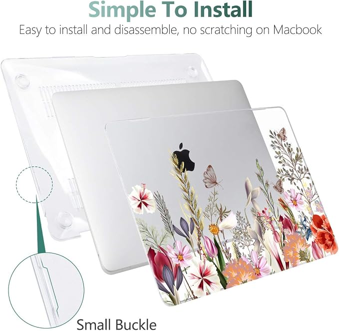 Batianda Case for MacBook Air 13 Inch M1 2020 2019 2018 Release Model A2337 - Image 5