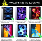 iPad Air 5th Keyboard Case for iPad Air 11 inch 2024/4th/3rd/2nd/1st Gen - Image 2