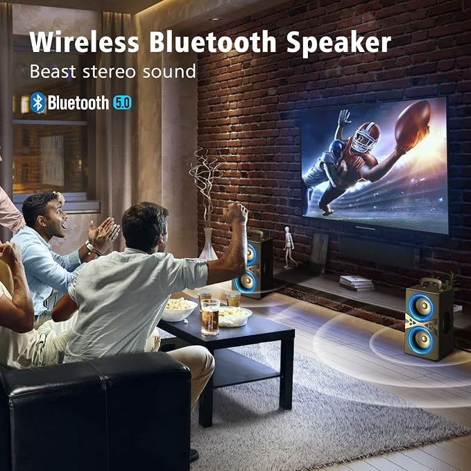 Bluetooth Speakers, Wireless TWS Portable Speaker - Image 5