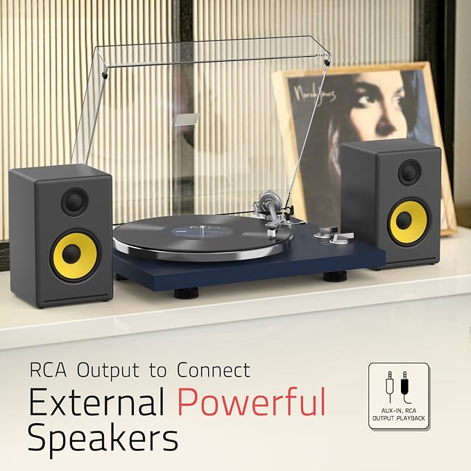 Turntables Belt-Drive Record Player - Image 6