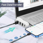 VIENON 4-Port USB 3.0 Hub, USB Splitter - Image 4